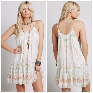 Free People FP One Ruffle Bottom Mini Dress